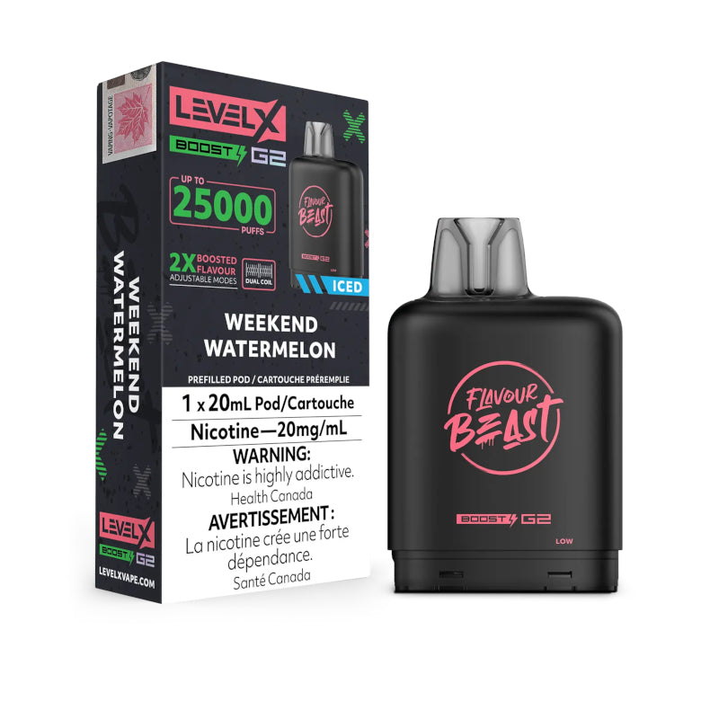 Weekend Watermelon Iced Flavour Beast Level X G2 Near Me