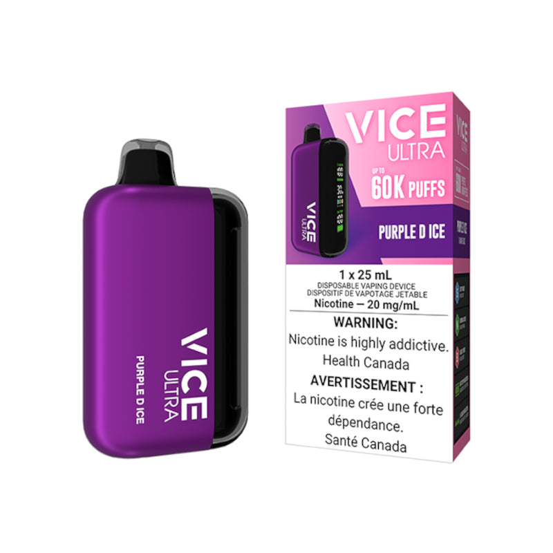Vice Ultra - Purple D Ice | Theravape Canada TheraVape Inc. Vice Ultra - Purple D Ice | Theravape Canada TheraVape Inc.