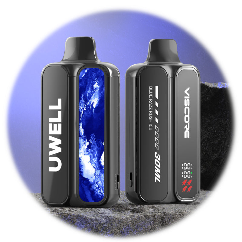 Uwell Viscore Max - Blue Razz Rush Ice | Theravape Canada TheraVape Inc. Uwell Viscore Max - Blue Razz Rush Ice | Theravape Canada TheraVape Inc.