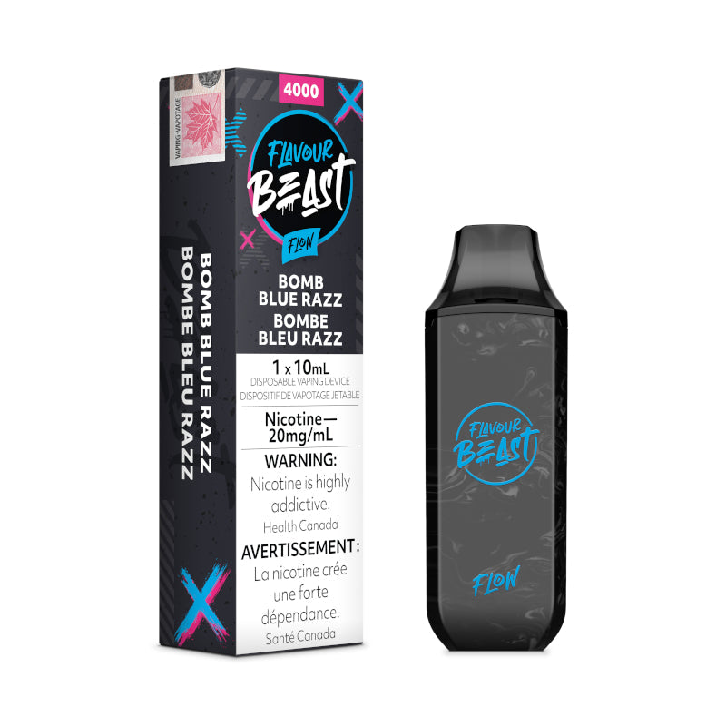 Bomb Blue Razz Flavour Beast disposable Canada