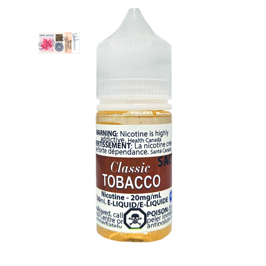 Classic Tobacco eLiquid | Salt Nic Ejuice TheraVape Inc. Classic Tobacco eLiquid | Salt Nic Ejuice TheraVape Inc.