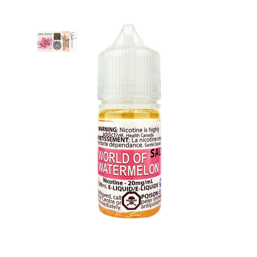 World of Watermelon eLiquid | Salt Nic Ejuice TheraVape Inc. World of Watermelon eLiquid | Salt Nic Ejuice TheraVape Inc.