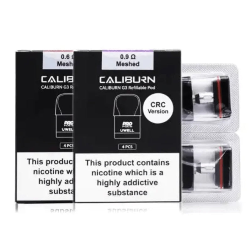 Uwell Caliburn G3 Replacement Pods - 4 Pack | Theravape Canada TheraVape Inc. Uwell Caliburn G3 Replacement Pods - 4 Pack | Theravape Canada TheraVape Inc.