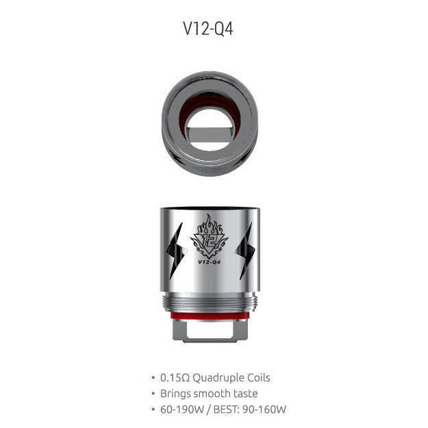 Smok TFV12 V12-Q4 Coils - 3 Pack