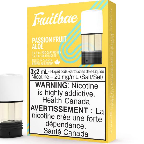 Passionfruit Aloe Fruitbae Stlth pods winnipeg