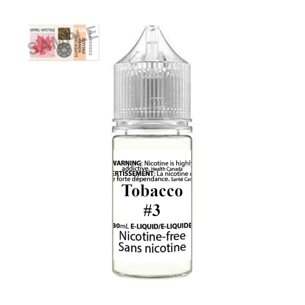 Tobacco #3 eLiquid  TheraVape Inc.