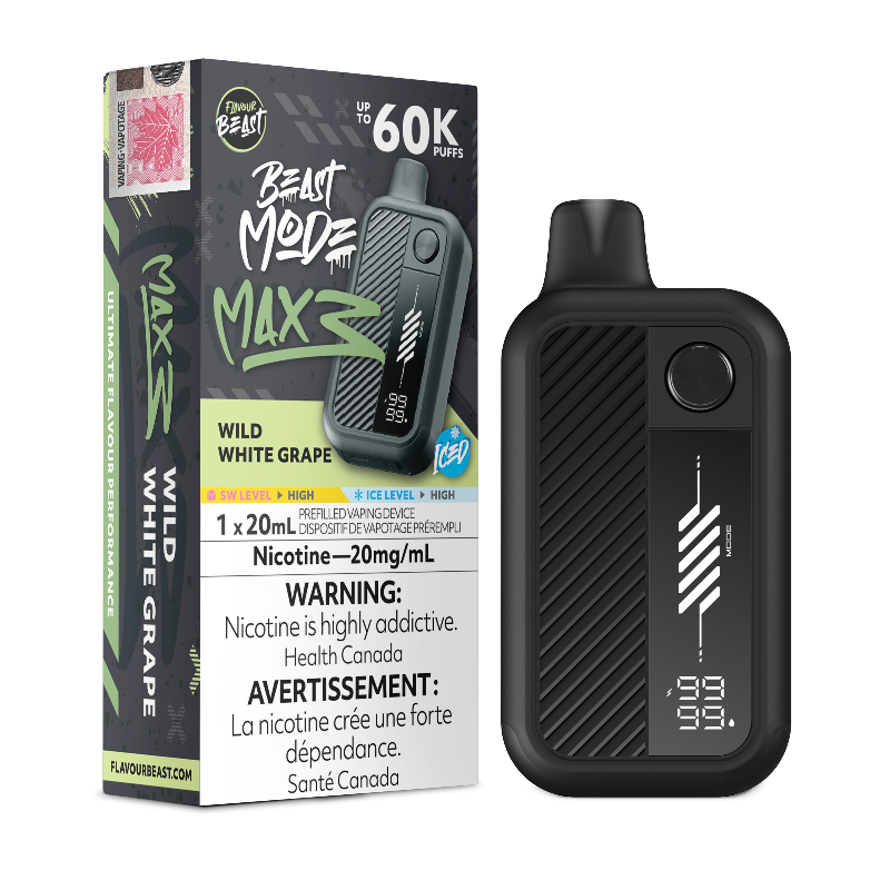 Wild White Grape Flavour Beast Beast Mode Max 3 vape Near Me
