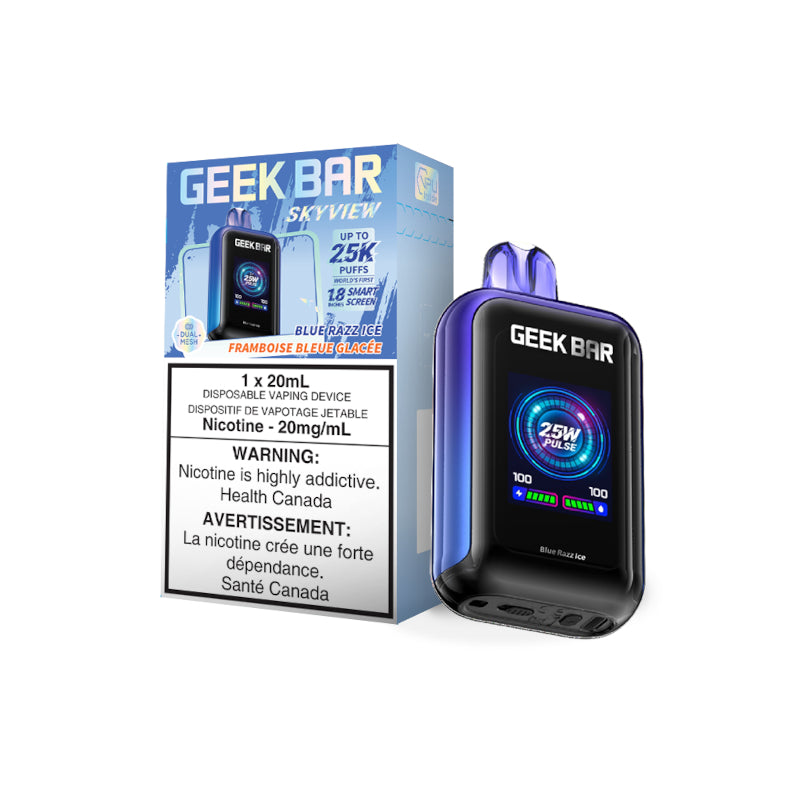 Blue Razz Ice GEEK BAR Skyview Canada