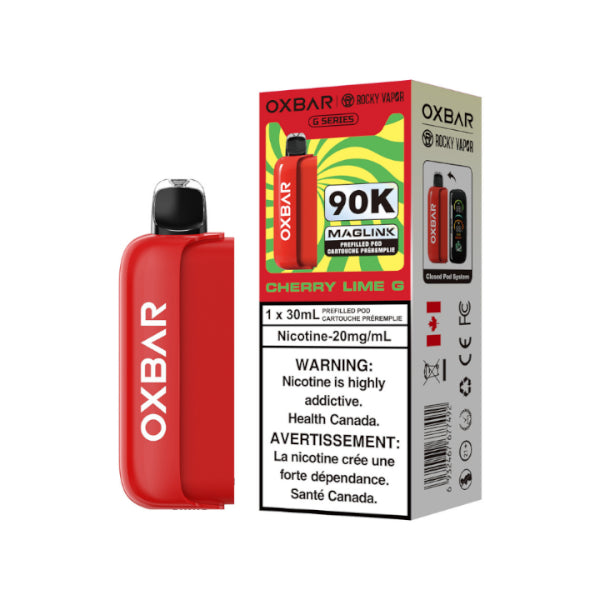 Cherry Lime G Oxbar Maglink 90K Prefilled Pod Canada
