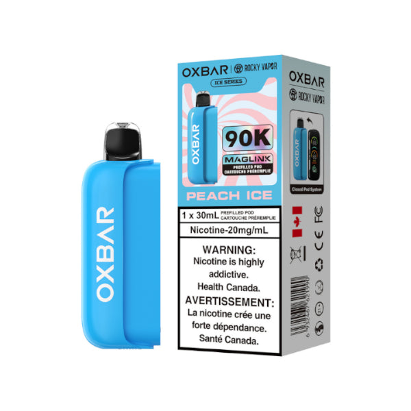 Peach Ice Oxbar 90K Pod Canada
