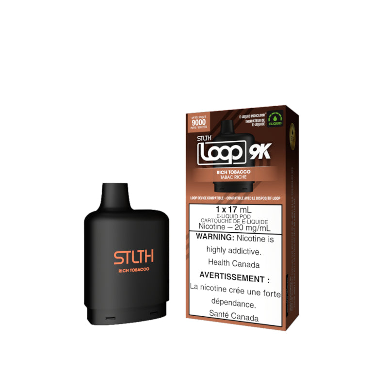 Rich Tobacco Stlth Loop 9K Pod Canada