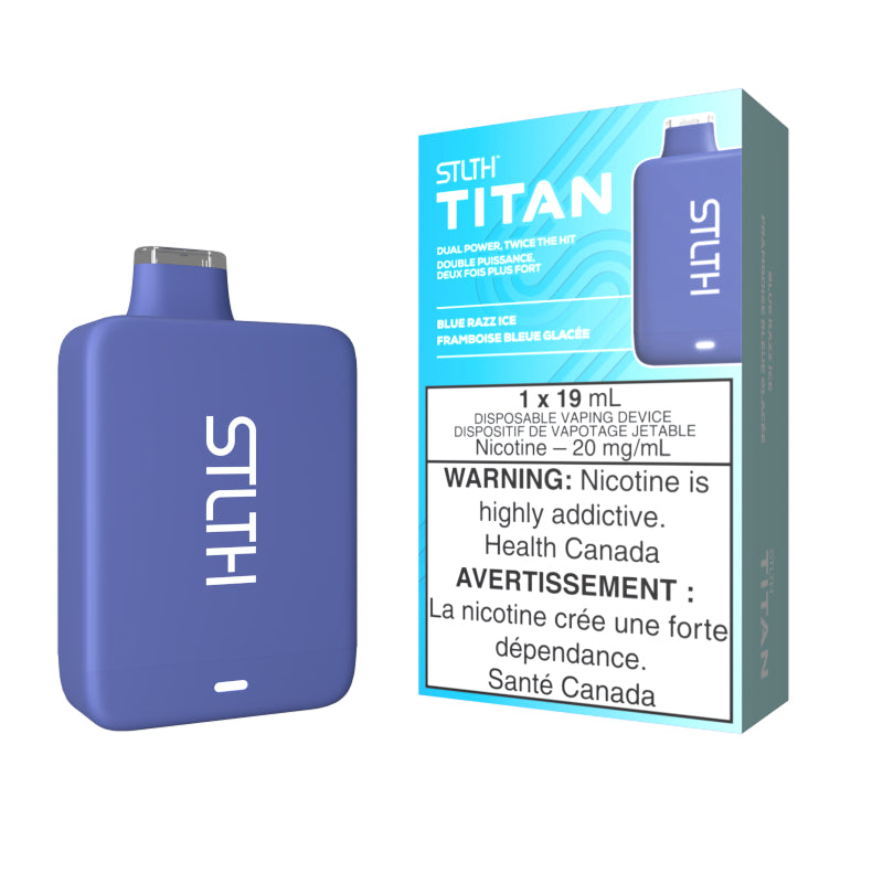 Disposable - STLTH Titan Disposable Vape - Blue Razz Ice