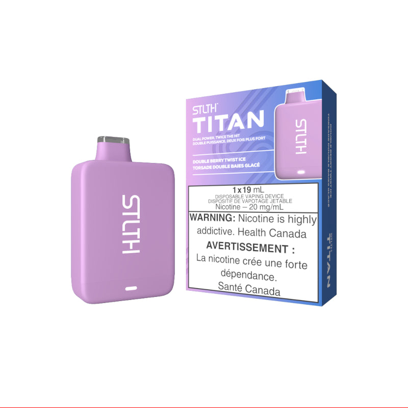 Disposable - STLTH Titan Disposable Vape - Double Berry Twist Ice