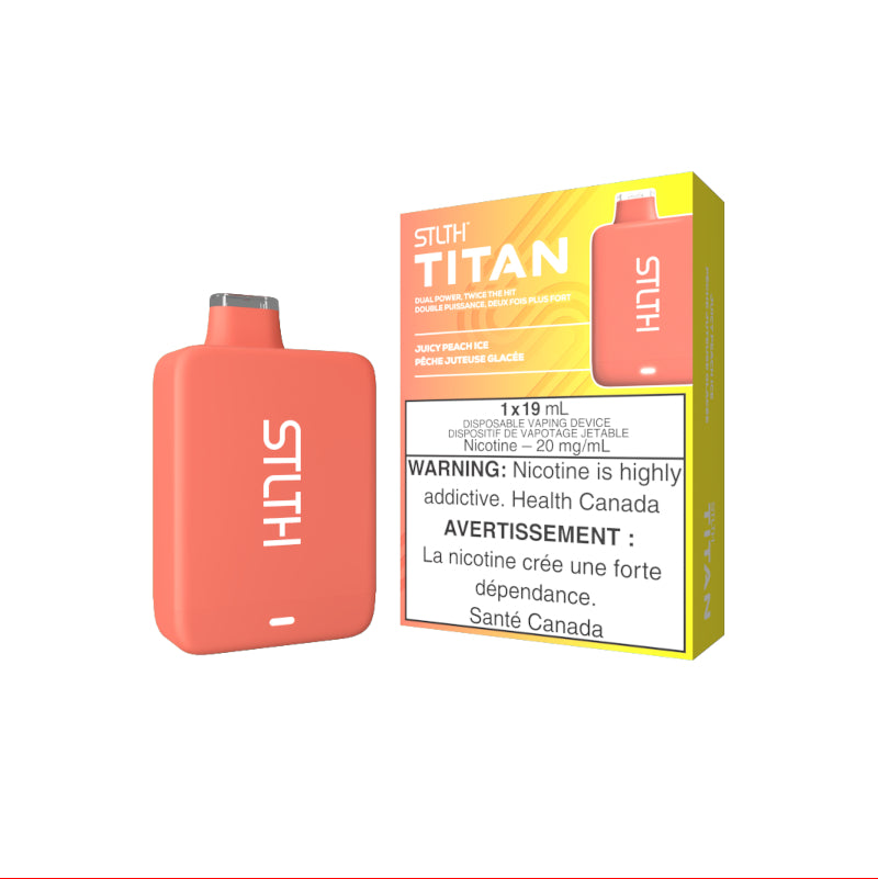 Disposable - STLTH Titan Disposable Vape - Juicy Peach Ice