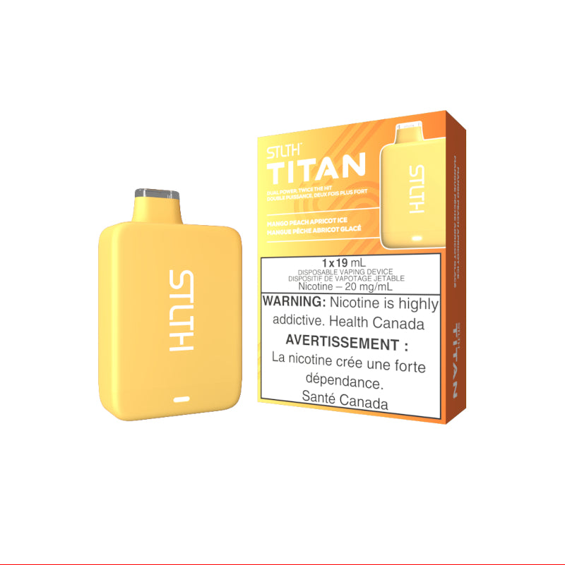 Disposable - STLTH Titan Disposable Vape - Mango Peach Apricot Ice
