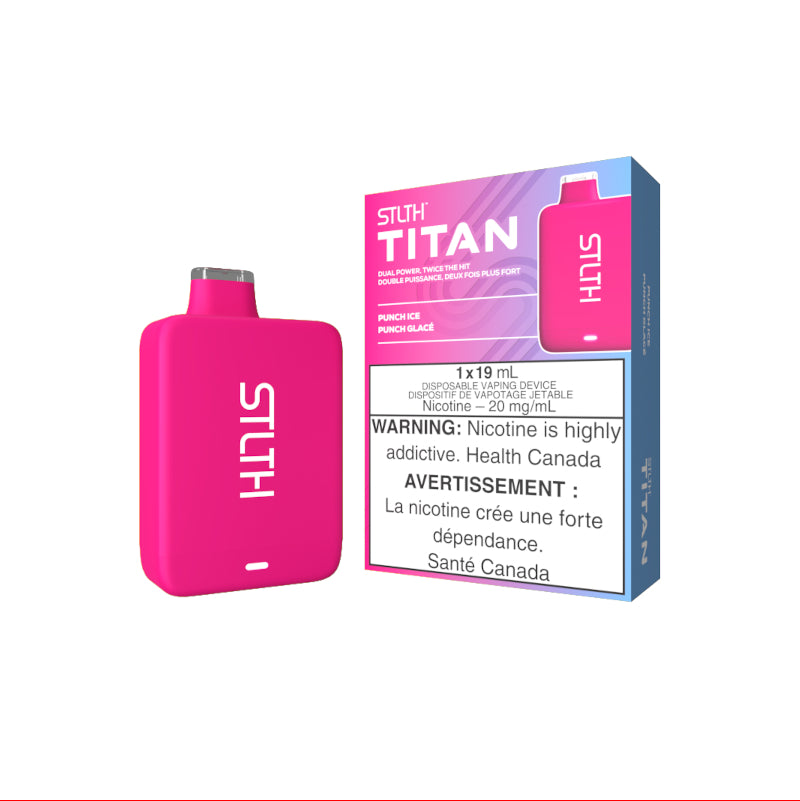 Disposable - STLTH Titan Disposable Vape - Punch Ice