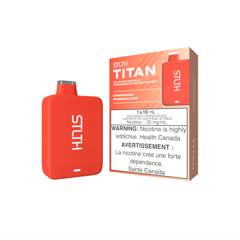 Disposable - STLTH Titan Disposable Vape - Strawnana Ice