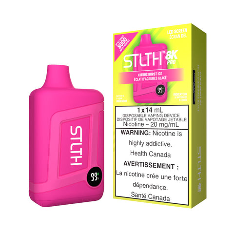 citrus burst ice Stlth 8K Pro disposable Canada
