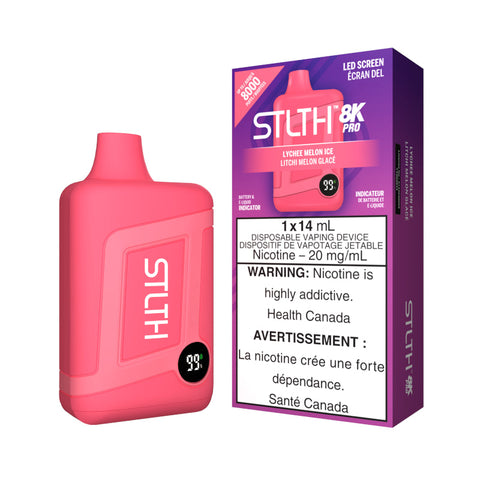 Disposable - STLTH 8K PRO Disposable Vape - Lychee Melon Ice