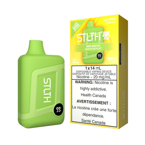Disposable - STLTH 8K PRO Disposable Vape - White Grape Ice