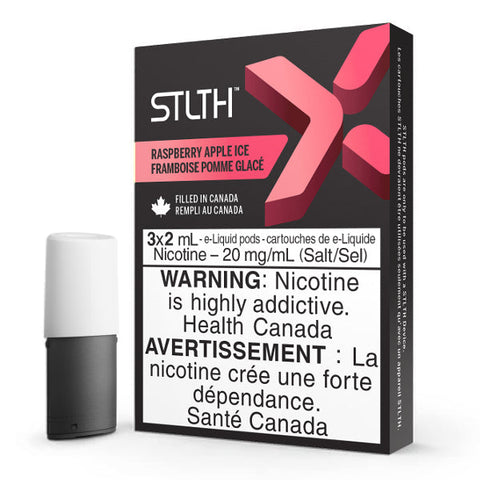 STLTH Pods - Stlth X Raspberry Apple Ice (3 pack)