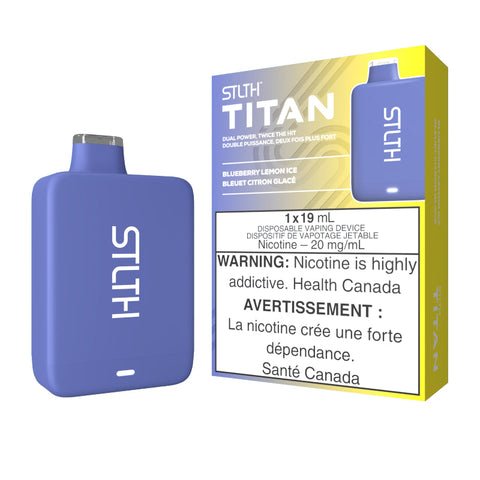 Disposable - STLTH Titan Disposable Vape - Blueberry Lemon Ice