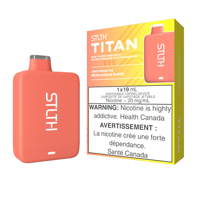 Disposable - STLTH Titan Disposable Vape - Juicy Peach Ice