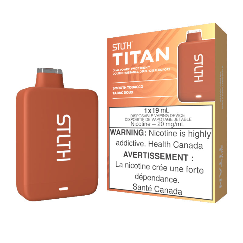 Disposable - STLTH Titan Disposable Vape - Smooth Tobacco
