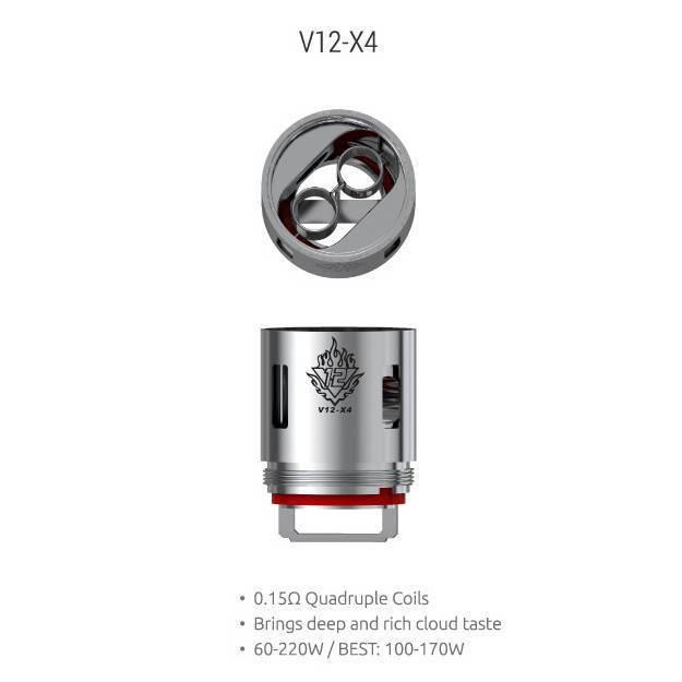 Smok TFV12 V12-X4 Coils - 3 Pack