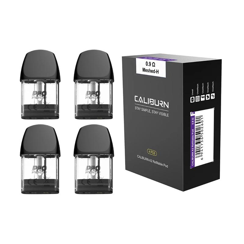 Uwell Caliburn Tripod Uwell Tripod PCC Pod System Uwell Tripod Replacement Pod (4-Pack) - ALIVAPE Uwell Caliburn Tripod Uwell Tripod PCC Pod System Uwell Tripod Replacement Pod (4-Pack) - ALIVAPE