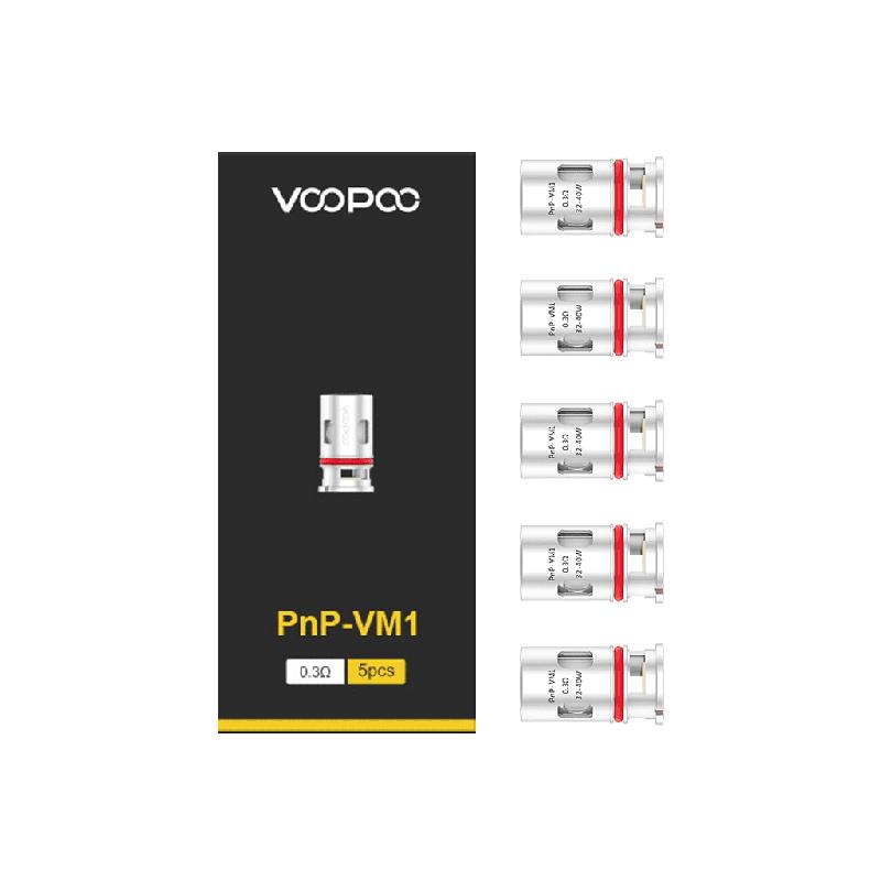 Voopoo PnP Coils | for Voopoo Vinci / Drag Baby, X, S / PnP Tank - 5 Pack